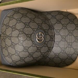 New GUCCI GG Supreme Canvas Baseball Adjustable Cap XL 100% Authentic